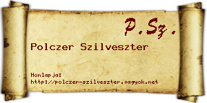 Polczer Szilveszter névjegykártya